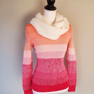 TALBOTS Rainbow Sherbit Sweater - Size S NWOT